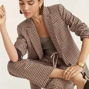 J Crew Alfie check blazer, NWT